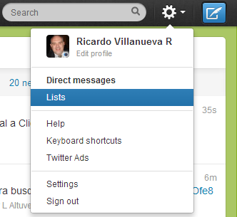 Listas en Twitter